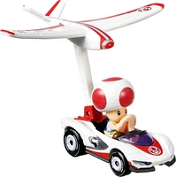 Hot Wheels Mario Kart Toad P-Wing Plane Glider