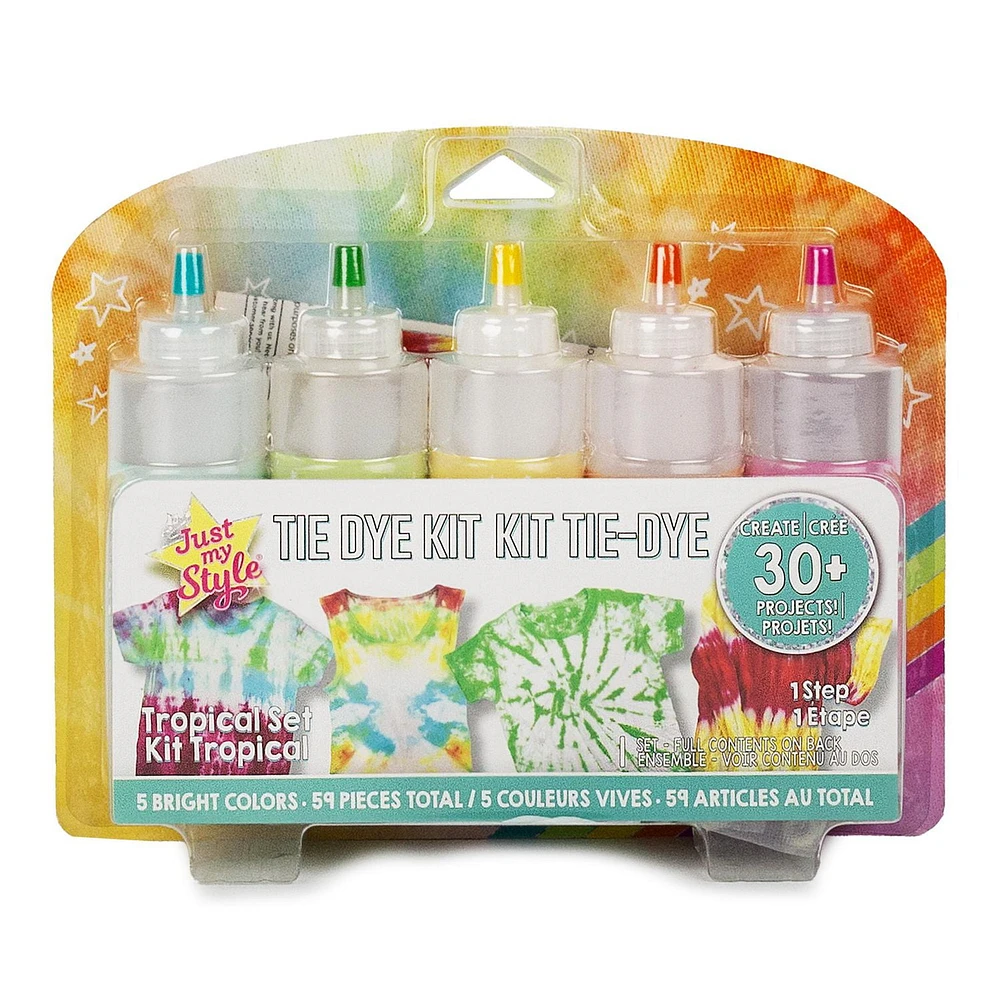 Just My Style Tropical Tie-Dye Kit, Age Range: 8+