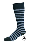 Paramedic Compression Socks Stripes for Men 15-20 mmHg - Medium, Paramedic Stylish Knee-High Striped Compression Socks for Men, 15-20 mmHg