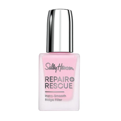 Sally Hansen - Repair + Rescue Insta-Smooth Ridge Filler, Formulé avec de l'acide hyaluronique, apprêt auto-nivelant, base pour vernis à ongles Comble les stries