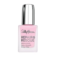 Sally Hansen - Repair + Rescue Insta-Smooth Ridge Filler, Formulé avec de l'acide hyaluronique, apprêt auto-nivelant, base pour vernis à ongles Comble les stries