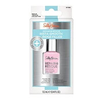 Sally Hansen - Repair + Rescue Insta-Smooth Ridge Filler, Formulé avec de l'acide hyaluronique, apprêt auto-nivelant, base pour vernis à ongles Comble les stries