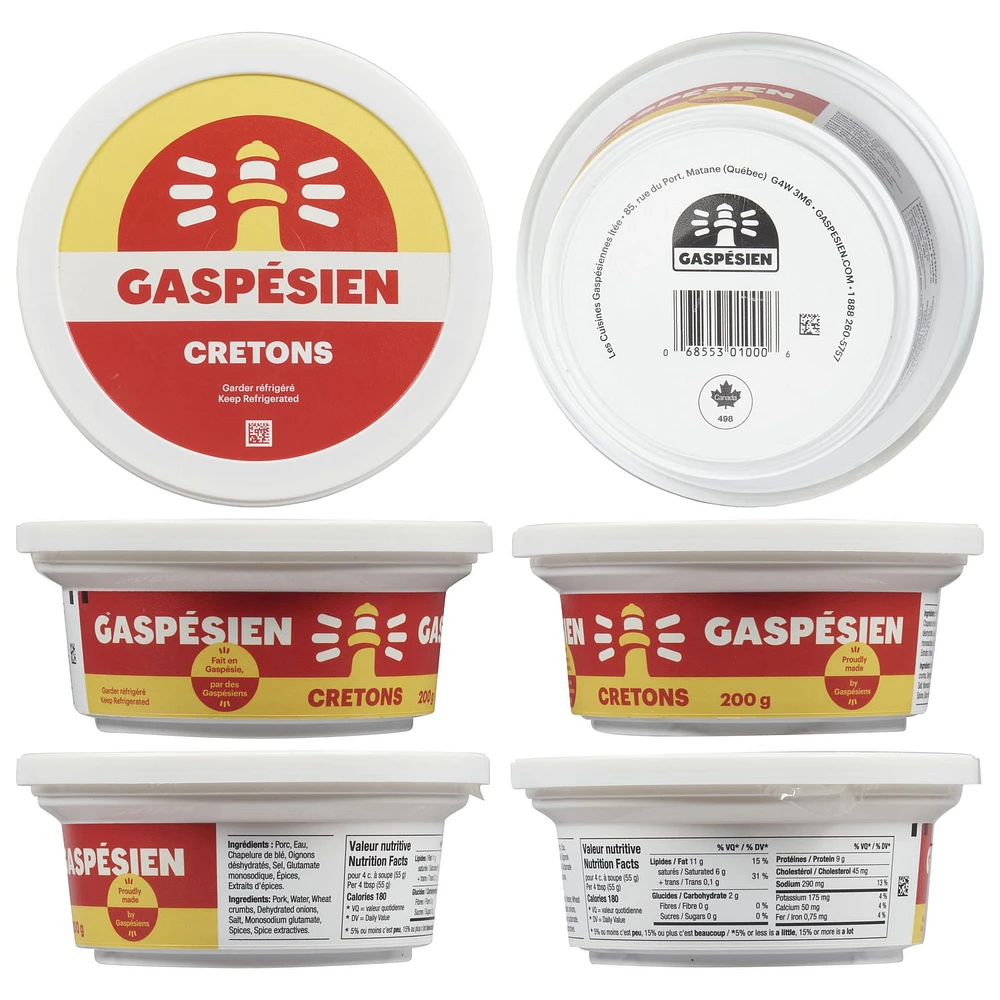 Gaspésien Cretons