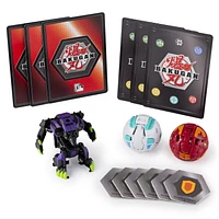 Bakugan Starter Pack 3-Pack, Darkus Lupitheon, Collectible Action Figures, for Ages 6 and Up