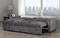 Mayole Sectional Sofa Bed, Grey