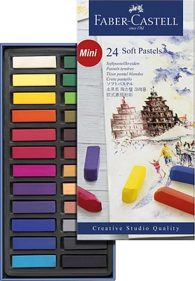 Faber-Castell Soft Pastels, 24 Colors