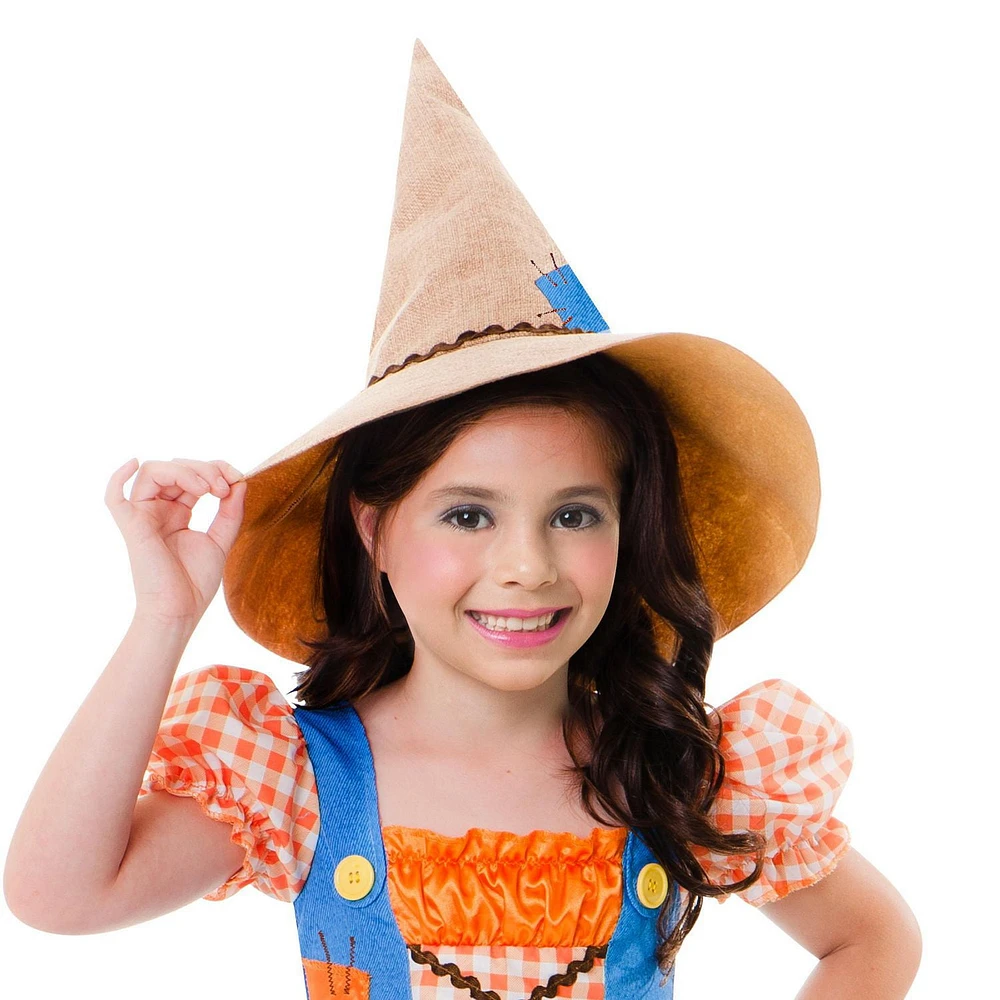 DÉGUISEMENT D'HALLOWEEN D'ÉPOUVANTAIL MIGNON POUR FILLE