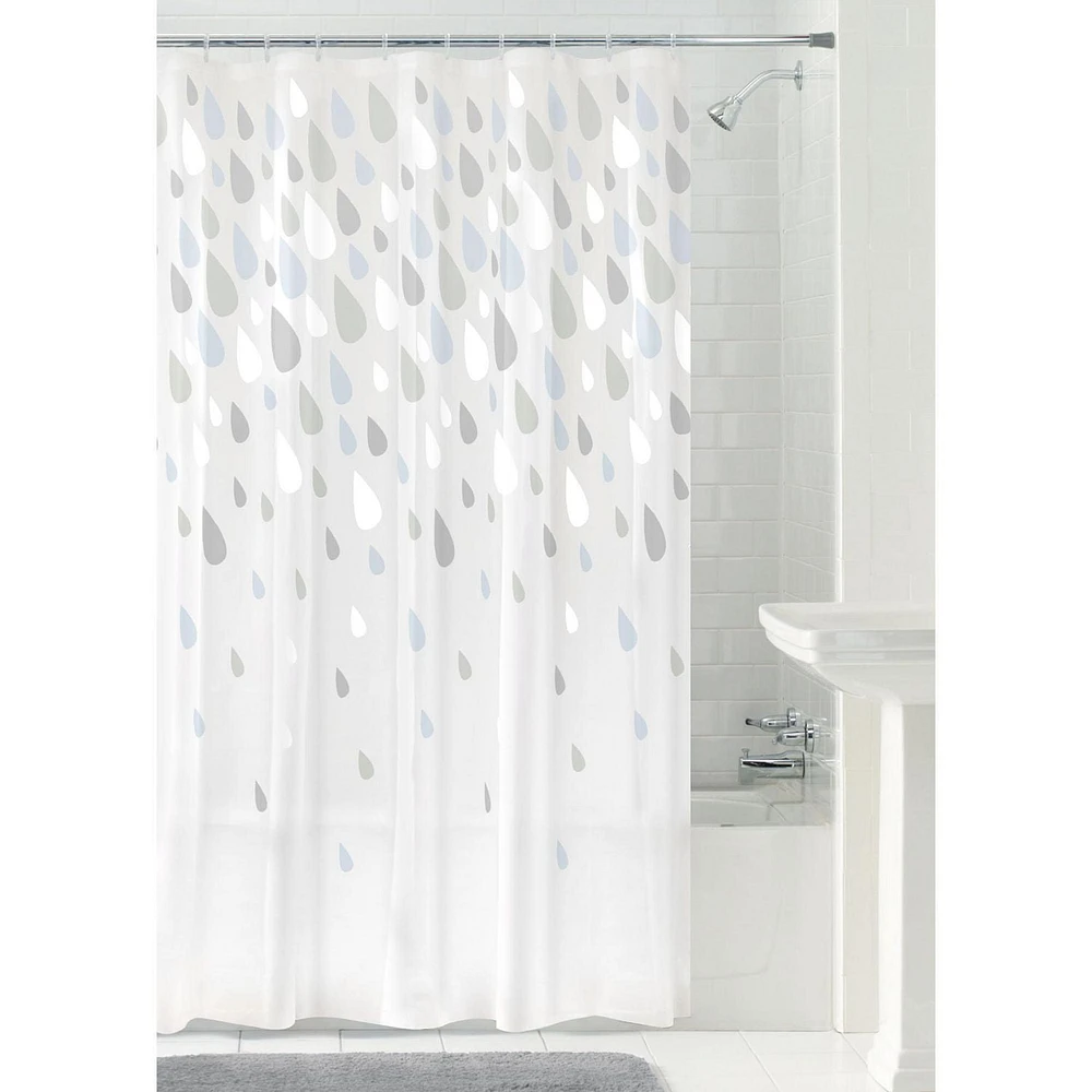 Mainstays Raindrops PEVA Shower Curtain, Raindrops PEVA Shower Curtain