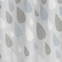 Mainstays Raindrops PEVA Shower Curtain, Raindrops PEVA Shower Curtain