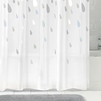 Mainstays Raindrops PEVA Shower Curtain, Raindrops PEVA Shower Curtain