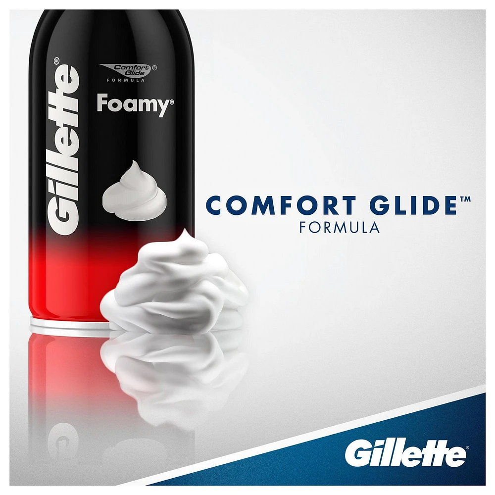 Gillette Foamy Regular Shaving Foam, 311 g