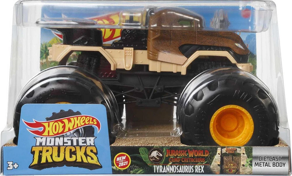 Hot Wheels Monster Trucks 1:24 Jurassic World T-Rex Vehicle