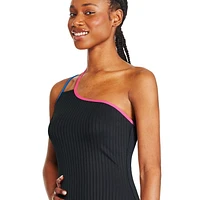 Reebok Women's One Shoulder One Piece