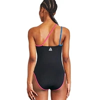 Reebok Women's One Shoulder One Piece