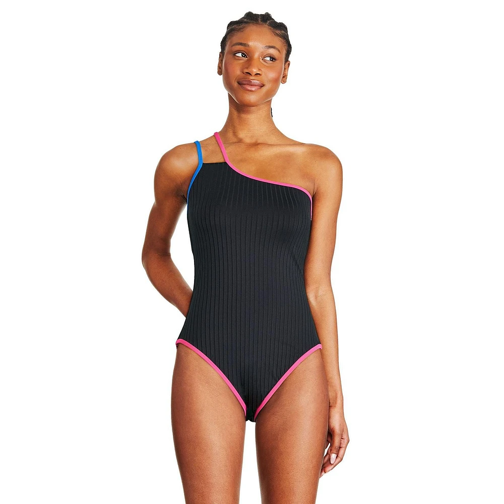 Reebok Women's One Shoulder One Piece
