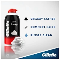 Gillette Foamy Regular Shaving Foam, 311 g