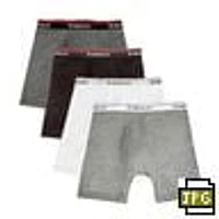 Stanfield's Men’s 4-Pack Cotton Boxer Briefs, 4PK Briefs