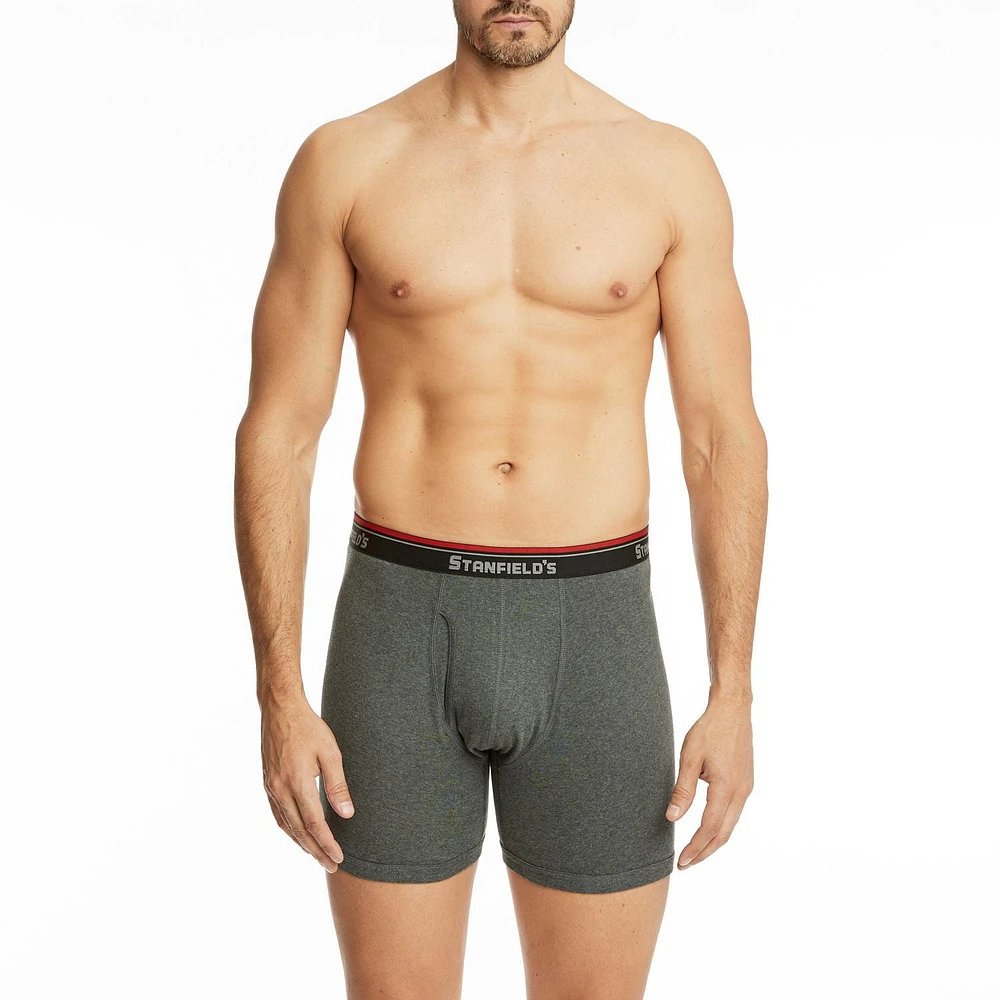 Stanfield's Men’s 4-Pack Cotton Boxer Briefs, 4PK Briefs