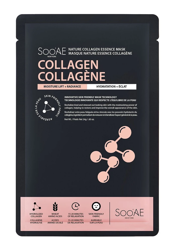 Soo'AE Nature Collagen Essence Mask - Collagen