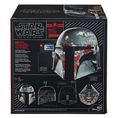 Star Wars The Black Series Boba Fett Premium Electronic Helmet,