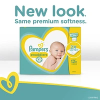 Pampers Swaddlers Diapers, Jumbo Pack, Sizes P-S, N, 1, 2, 3, 4, 5, and 6