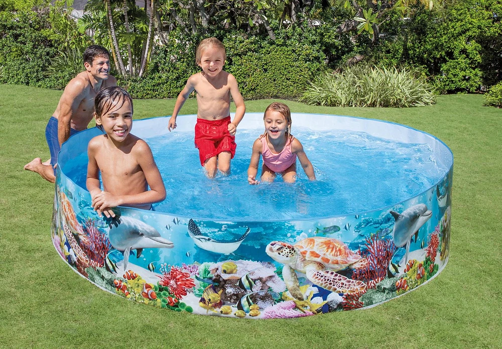 Intex Snapset Deep Blue Sea Pool, 8 FT x 18 in