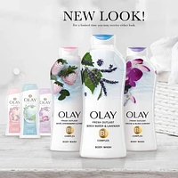 Olay Fresh Outlast Body Wash, White Strawberry & Mint, 650 mL