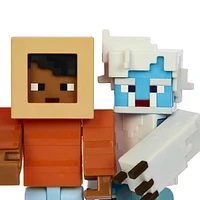 Minecraft Game | Creator Series Action Figures and Accessories | Camp Enderwood Steve and Mob Figures