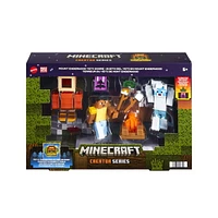 Minecraft Game | Creator Series Action Figures and Accessories | Camp Enderwood Steve and Mob Figures