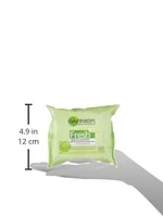 Garnier Skin Naturals Fresh Cleansing Cloths Face & Eyes, 25 pack