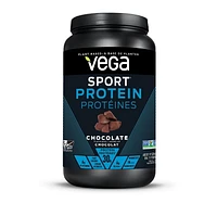 Vega Sport Protein Powder, Chocolate, Non Whey Protein Powder, 837g, 19 Servings