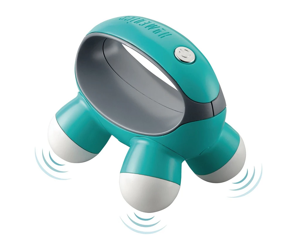 HoMedics Quatro Mini Massager (NOV_30), Handheld Mini Vibration Massager