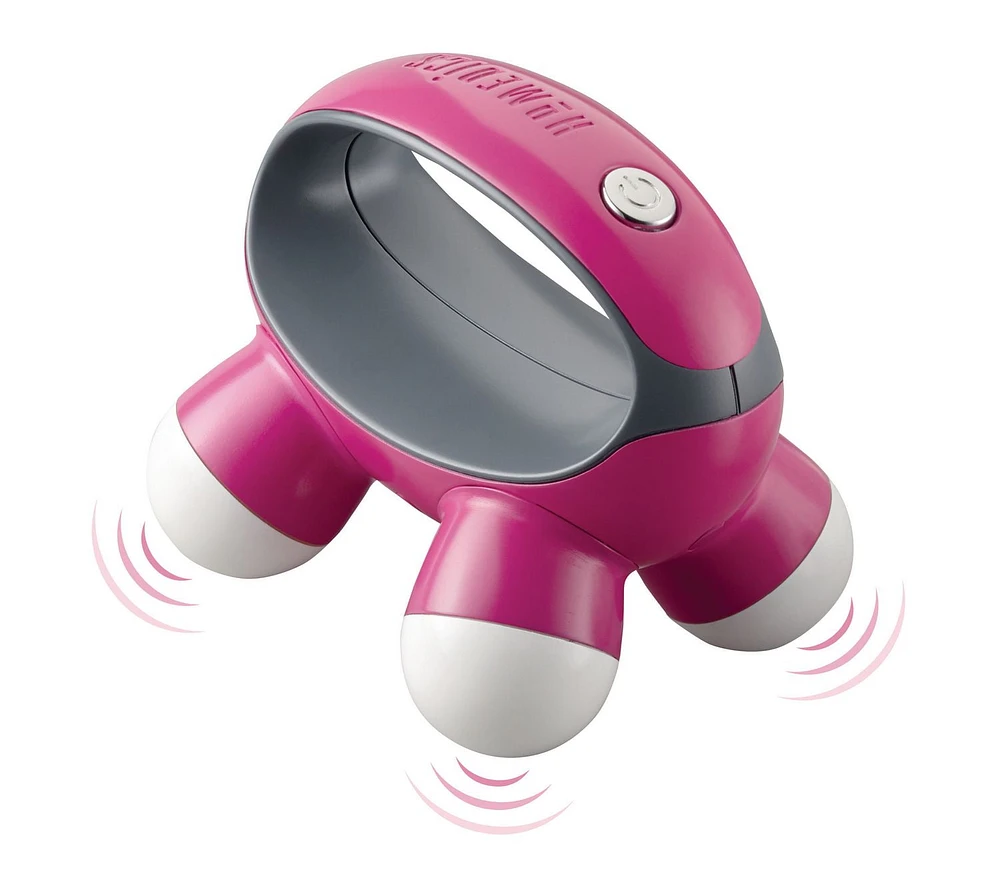 HoMedics Quatro Mini Massager (NOV_30), Handheld Mini Vibration Massager