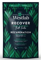 Westlab Recover - Epsom Bathing Salts with White Willow& Eucalyptus | with added Arnica | Soothe Tired and overworked muscles | 100% natural. 100% vegan, 100% cruelty-free, 1.36kg (3lb)