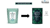 Westlab Recover - Epsom Bathing Salts with White Willow& Eucalyptus | with added Arnica | Soothe Tired and overworked muscles | 100% natural. 100% vegan, 100% cruelty-free, 1.36kg (3lb)