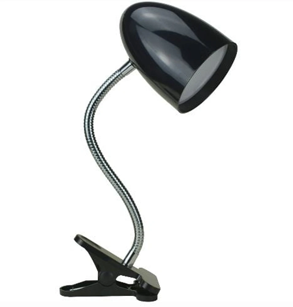 MAINSTAYS Black LED Clip Lamp, 1 piece