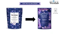 Westlab Sommeil - Sels de Bain d'Epsom et de la Mer Morte, Parfumés à la Lavande, Jasmin et au Valériane |  100% végétalien, 100% naturel, 100% sans cruauté. 1,36 kg (3 livres)