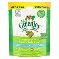 Feline Greenies Catnip Natural Dental Cat Treats, 130g