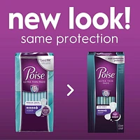Serviettes ultra minces pour incontinence Poise, absorption suprême