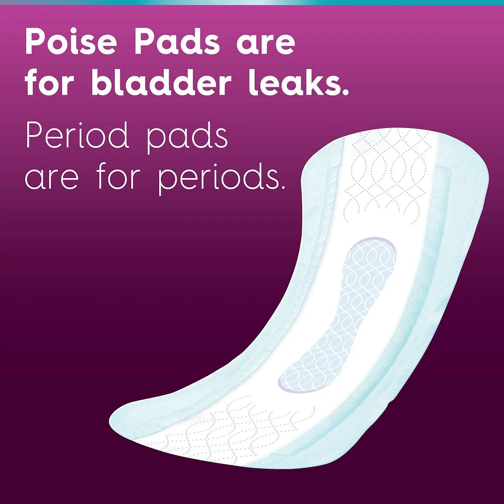 Serviettes ultra minces pour incontinence Poise, absorption suprême