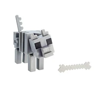 Minecraft Biome Builds Skeleton Wolf Figure