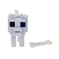 Minecraft Biome Builds Skeleton Wolf Figure