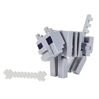 Minecraft Biome Builds Skeleton Wolf Figure