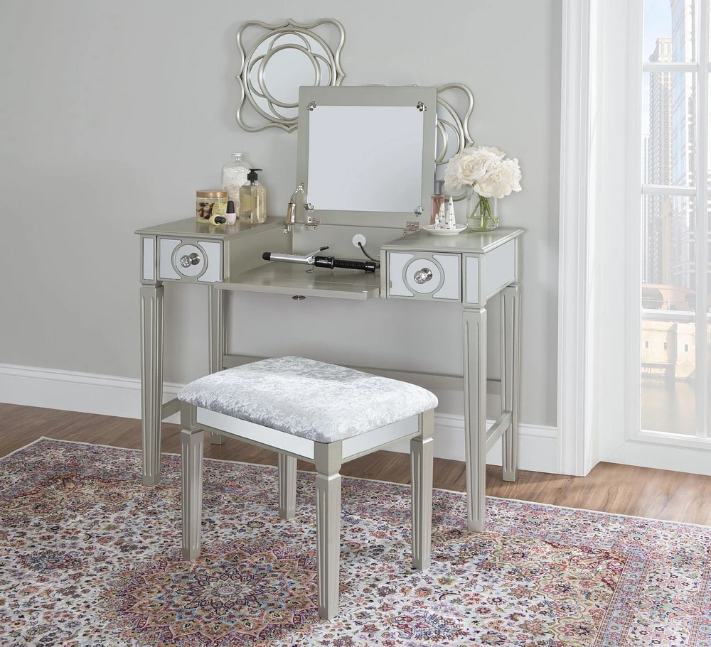 Stella Silver Vanity Set