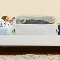 Barrière de lit de sommeil Munchkin, convient aux matelas simples, doubles et grands lits, gris