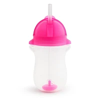Munchkin 10oz Any Angle™ Weighted Straw Cup, Pink