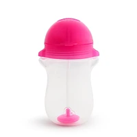 Munchkin 10oz Any Angle™ Weighted Straw Cup, Pink