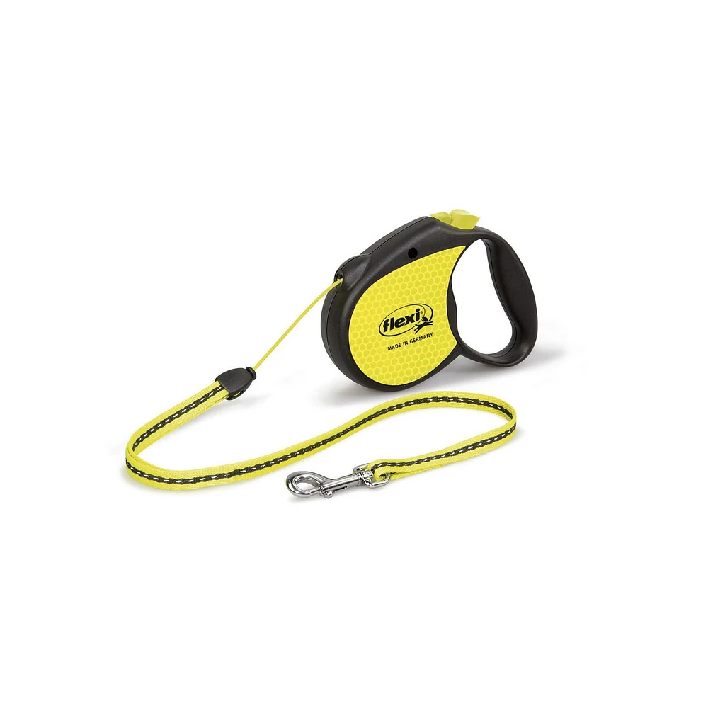 Flexi Neon Reflective 5m Retractable Dog Leash