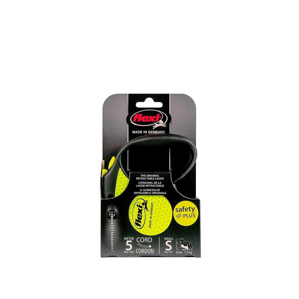 Flexi Neon Reflective 5m Retractable Dog Leash
