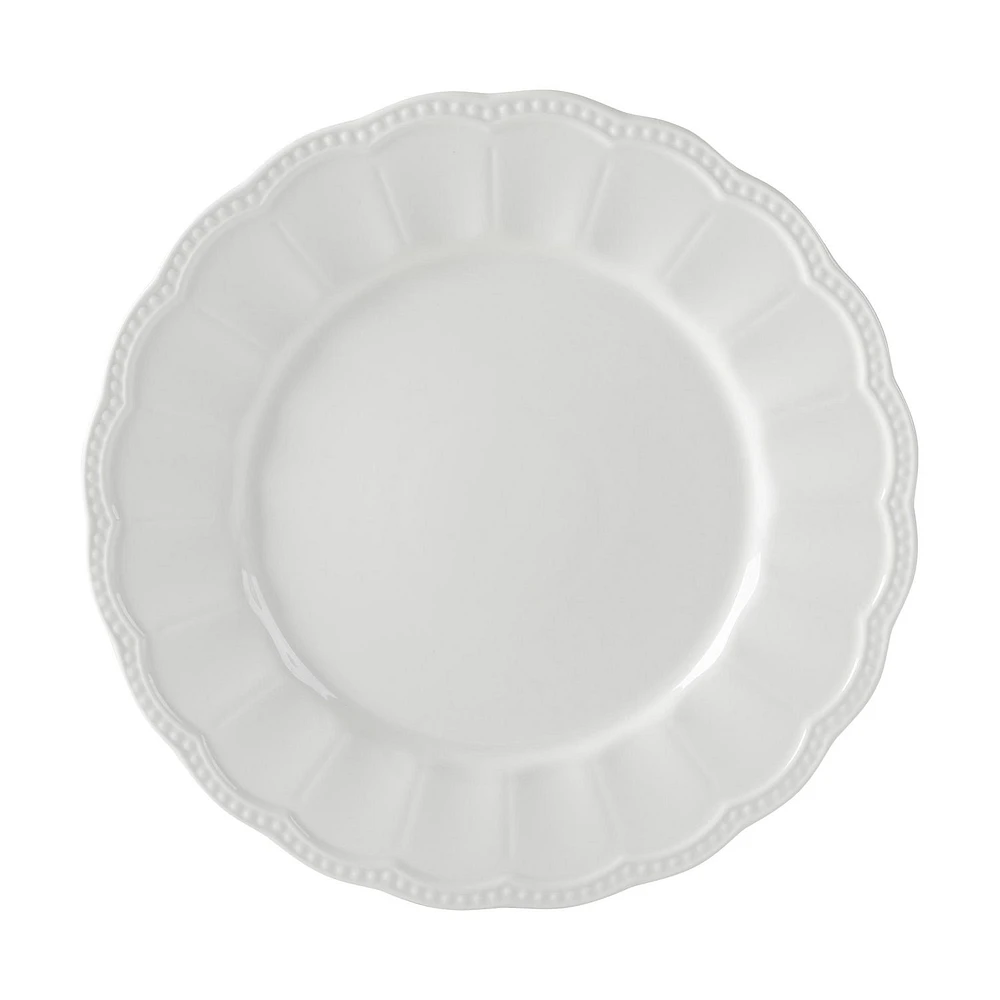 Hometrends Scallop Rim Dinner Plate